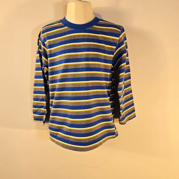 Garanimals T-Shirts Lot of 2 Long Sleeve Size 4T Striped Blue Red - Picture 3 of 7